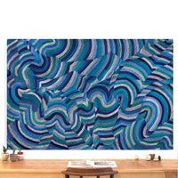 Aboriginal Artwork by Flora Nakamarra Brown, Mina Mina Jukurrpa, 183x122cm