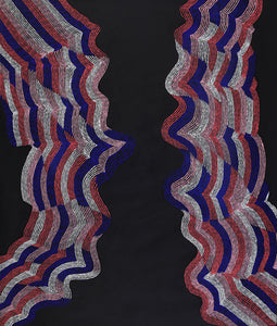 Aboriginal Art by Flora Nakamarra Brown, Mina Mina Jukurrpa - Ngalyipi, 107x91 - ART ARK®