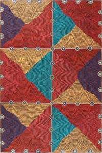 Aboriginal Artwork by Gloria Napangardi Gill, Lukarrara Jukurrpa, 183x122cm