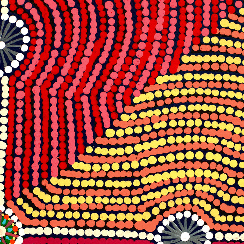 Aboriginal Artwork by Gloria Napangardi Gill, Lukarrara Jukurrpa, 183x122cm