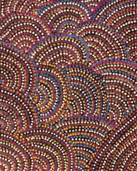 Aboriginal Artwork by Grace Napangardi Butcher, Pikilyi Jukurrpa (Vaughan Springs Dreaming), 76x30cm