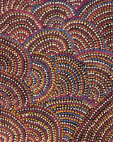 Aboriginal Art by Grace Napangardi Butcher, Pikilyi Jukurrpa (Vaughan Springs Dreaming), 76x30cm - ART ARK®