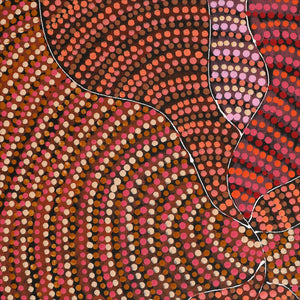Aboriginal Artwork by Grace Napangardi Butcher, Pikilyi Jukurrpa (Vaughan Springs Dreaming), 152x61cm - ART ARK®