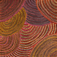 Aboriginal Artwork by Grace Napangardi Butcher, Pikilyi Jukurrpa (Vaughan Springs Dreaming), 61x61cm