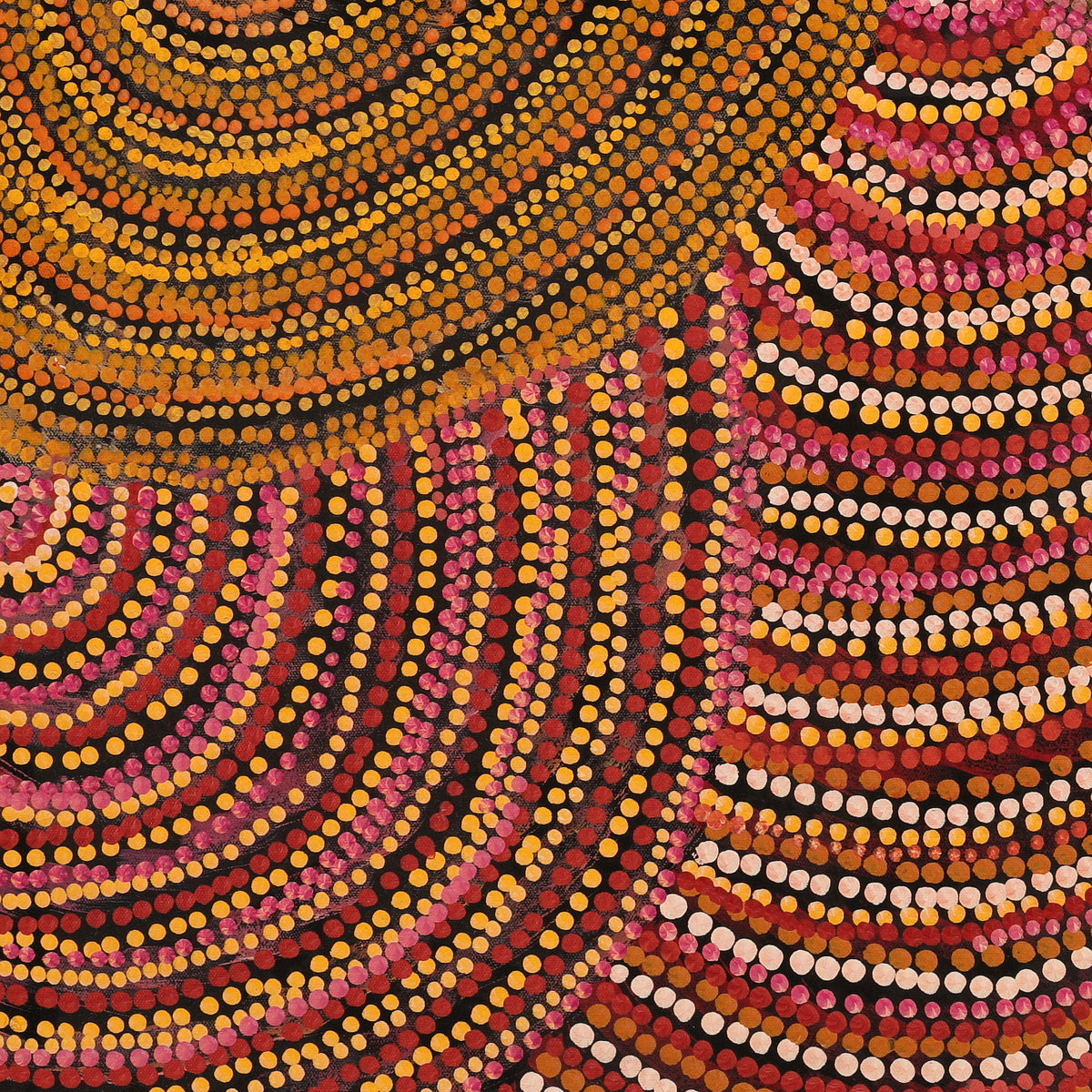 Aboriginal Artwork by Grace Napangardi Butcher, Pikilyi Jukurrpa (Vaughan Springs Dreaming), 61x61cm