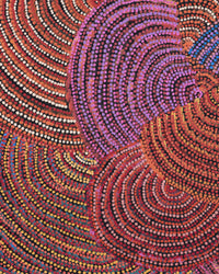 Grace Napangardi Butcher, Pikilyi Jukurrpa (Vaughan Springs Dreaming), 91x46cm