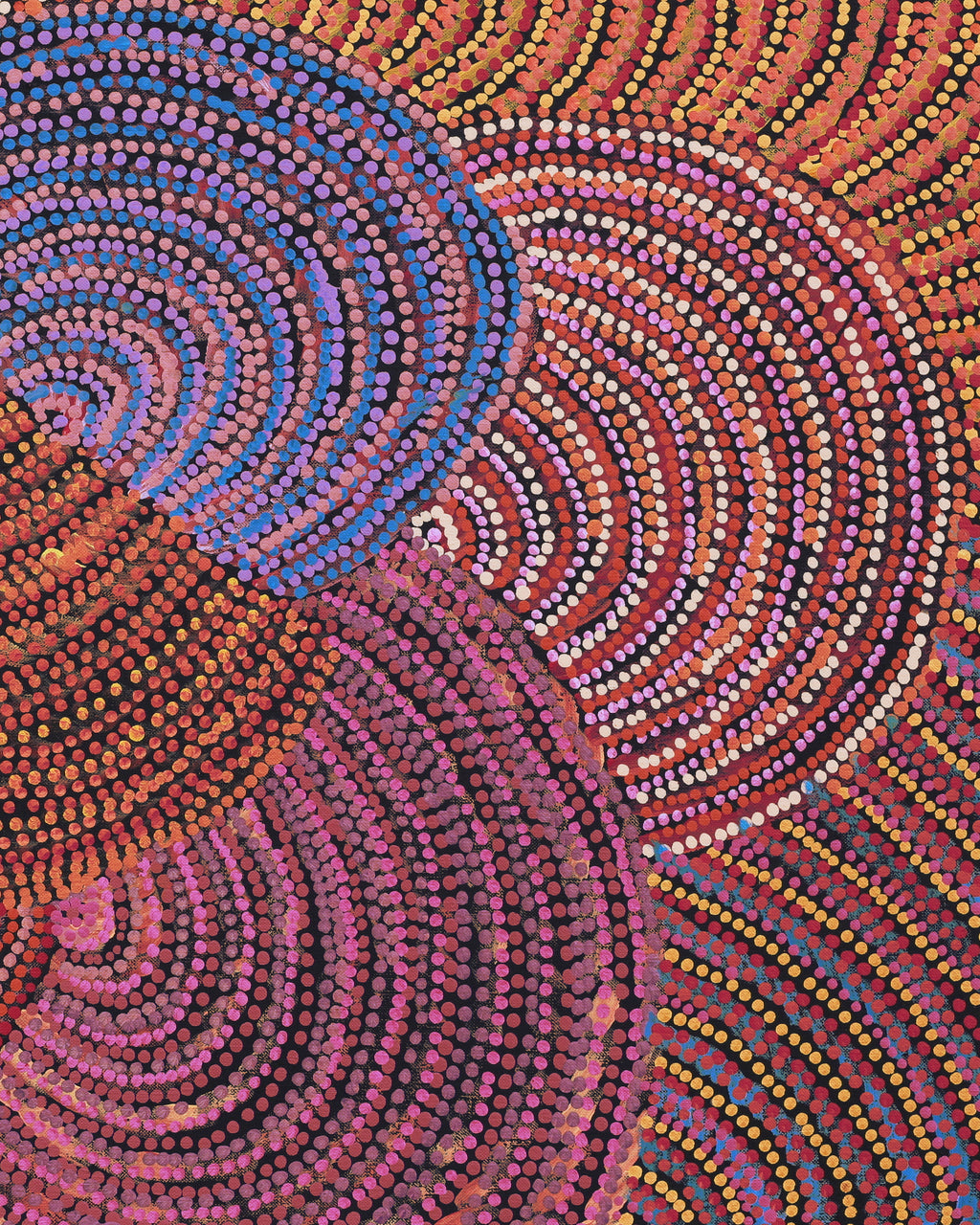 Grace Napangardi Butcher, Pikilyi Jukurrpa (Vaughan Springs Dreaming), 91x46cm