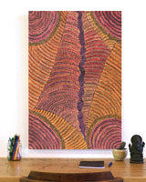 Aboriginal Artwork by Grace Napangardi Butcher, Pikilyi Jukurrpa (Vaughan Springs Dreaming), 91x61cm