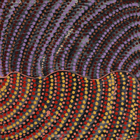 Aboriginal Artwork by Grace Napangardi Butcher, Pikilyi Jukurrpa (Vaughan Springs Dreaming), 30x30cm