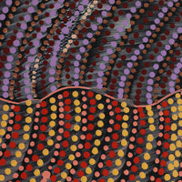 Aboriginal Artwork by Grace Napangardi Butcher, Pikilyi Jukurrpa (Vaughan Springs Dreaming), 30x30cm