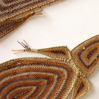 Aboriginal Artwork by Grace Laradjbi, Two Kingas (Crocodiles), 164cm