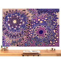 Aboriginal Artwork by Gayle Napangardi Gibson, Mina Mina Jukurrpa - Ngalyipi, 183x122cm