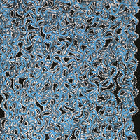 Aboriginal Artwork by Geraldine Napangardi Granites, Ngalyipi Jukurrpa (Snake Vine Dreaming) - Purturlu, 61x30cm