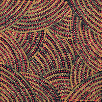 Aboriginal Artwork by Geraldine Napangardi Granites, Ngalyipi Jukurrpa (Snake Vine Dreaming) - Purturlu, 30x30cm