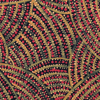 Aboriginal Art by Geraldine Napangardi Granites, Ngalyipi Jukurrpa (Snake Vine Dreaming) - Purturlu, 30x30cm - ART ARK®