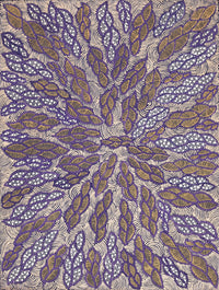 Aboriginal Artwork by Geraldine Napurrurla Langdon, Ngurlu Jukurrpa (Native Seed Dreaming), 61x46cm