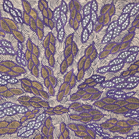 Aboriginal Artwork by Geraldine Napurrurla Langdon, Ngurlu Jukurrpa (Native Seed Dreaming), 61x46cm