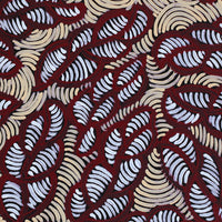 Aboriginal Artwork by Geraldine Napurrurla Langdon, Ngurlu Jukurrpa (Native Seed Dreaming), 30x30cm