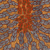 Aboriginal Artwork by Geraldine Napurrurla Langdon, Ngurlu Jukurrpa (Native Seed Dreaming), 76x46cm