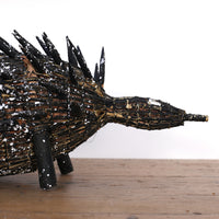 Aboriginal Artwork by Gloreen Campion, Ngarrbek (Echidna) Sculpture, 50cm