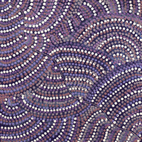 Aboriginal Art by Grace Napangardi Butcher, Pikilyi Jukurrpa (Vaughan Springs Dreaming), 30x30cm - ART ARK®