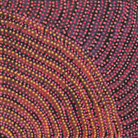 Aboriginal Artwork by Grace Napangardi Butcher, Pikilyi Jukurrpa (Vaughan Springs Dreaming), 30x30cm