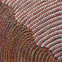 Aboriginal Artwork by Grace Napangardi Butcher, Pikilyi Jukurrpa (Vaughan Springs Dreaming), 30x30cm