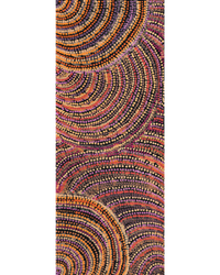 Aboriginal Artwork by Grace Napangardi Butcher, Pikilyi Jukurrpa (Vaughan Springs Dreaming), 76x30cm