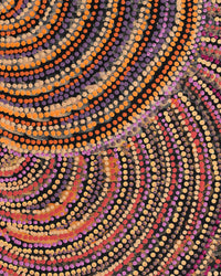Aboriginal Artwork by Grace Napangardi Butcher, Pikilyi Jukurrpa (Vaughan Springs Dreaming), 76x30cm