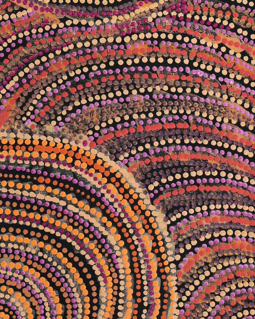 Aboriginal Artwork by Grace Napangardi Butcher, Pikilyi Jukurrpa (Vaughan Springs Dreaming), 76x30cm