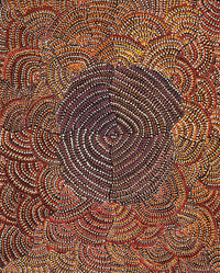 Aboriginal Artwork by Grace Napangardi Butcher, Pikilyi Jukurrpa (Vaughan Springs Dreaming), 76x61cm