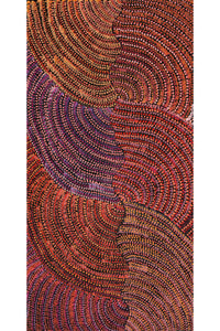 Aboriginal Artwork by Grace Napangardi Butcher, Pikilyi Jukurrpa (Vaughan Springs Dreaming), 91x46cm