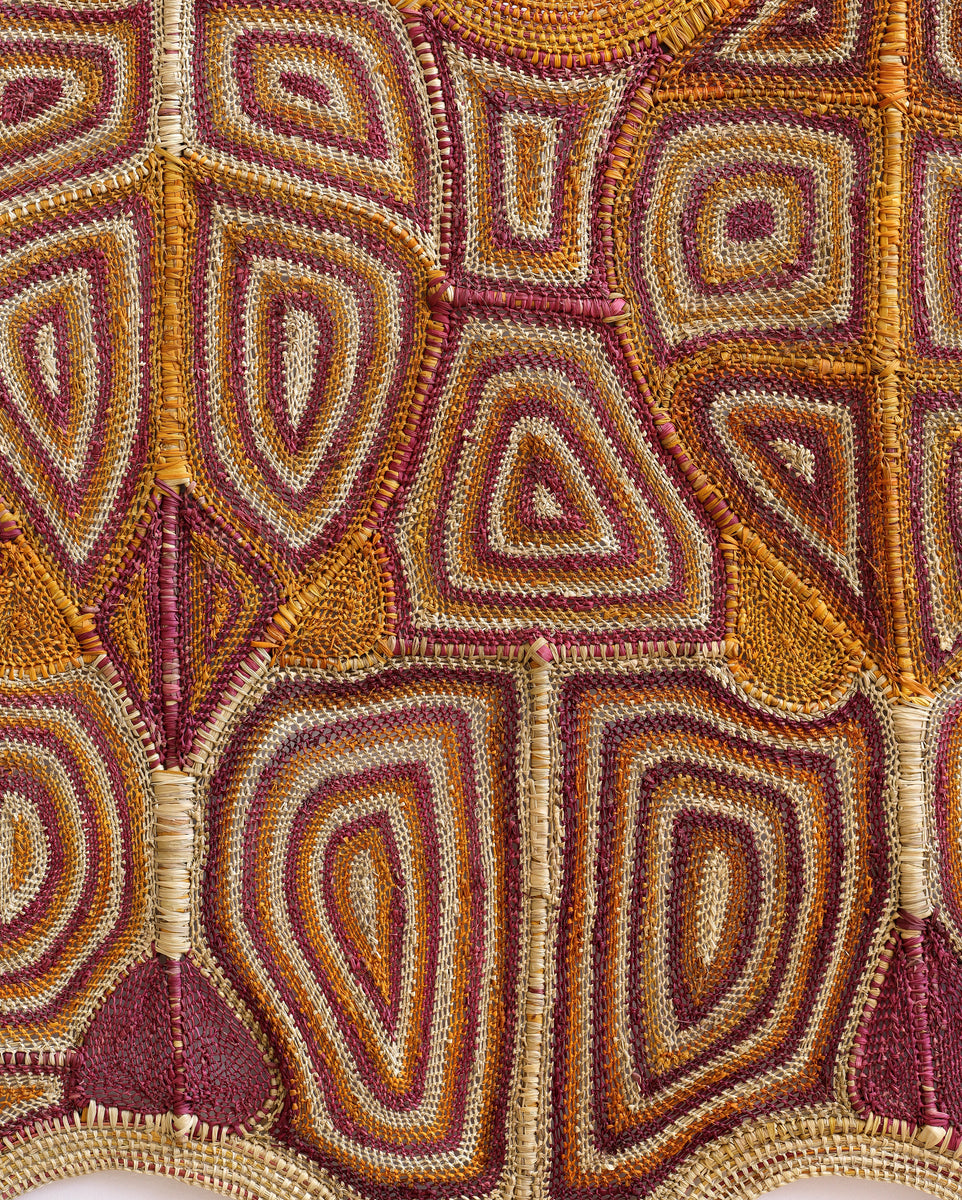 Aboriginal Artwork by Grace Laradjbi, Kubumi (Waterholes), 165x96cm