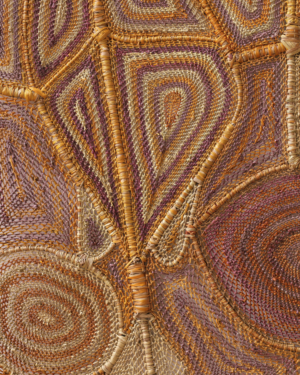 Aboriginal Artwork by Grace Laradjbi, Birlmu or Namarnkorl (Barramundi), 107x102cm