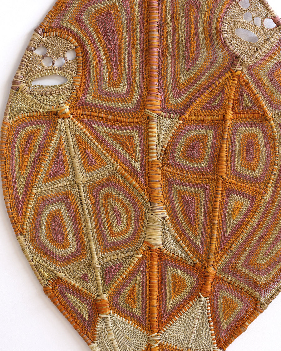 Aboriginal Artwork by Grace Laradjbi, Yawkyawk - fish-women spirit, 187x70cm
