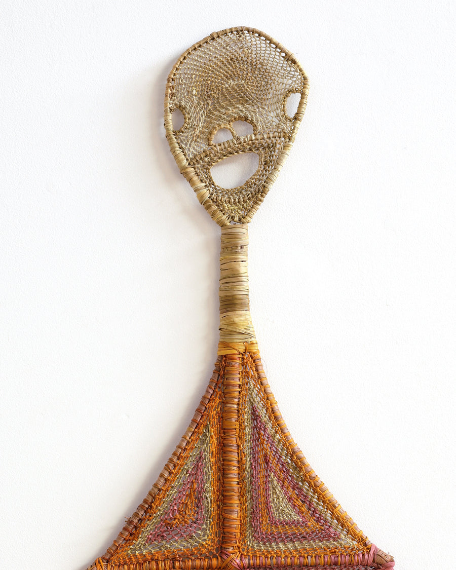 Aboriginal Artwork by Grace Laradjbi, Yawkyawk - fish-women spirit, 187x70cm