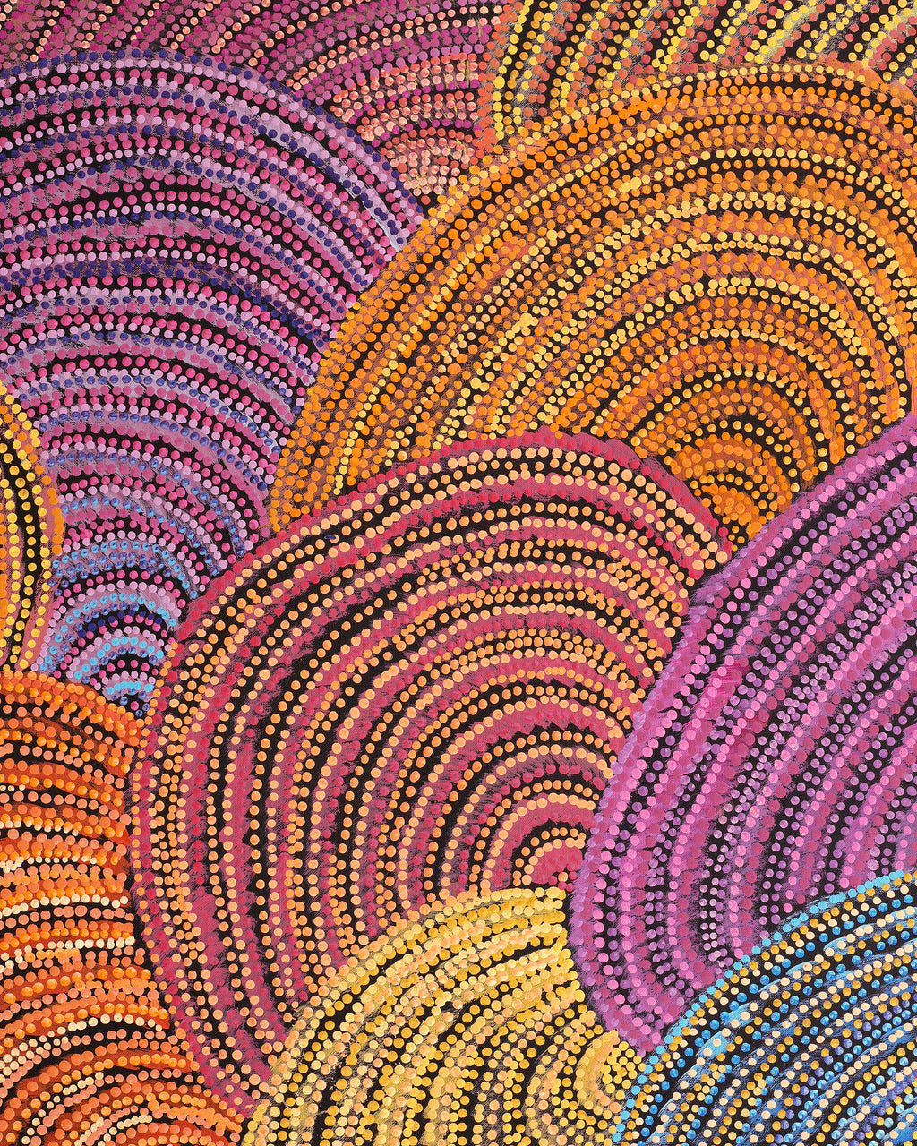 Aboriginal Artwork by Grace Napangardi Butcher, Pikilyi Jukurrpa (Vaughan Springs Dreaming), 122x91cm