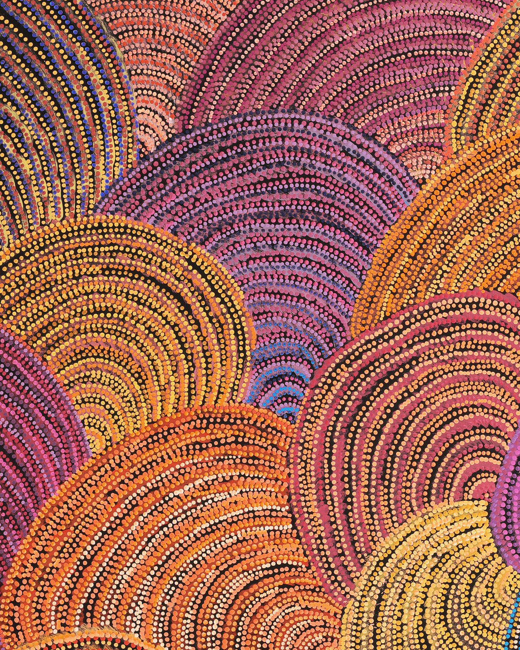 Aboriginal Artwork by Grace Napangardi Butcher, Pikilyi Jukurrpa (Vaughan Springs Dreaming), 122x91cm