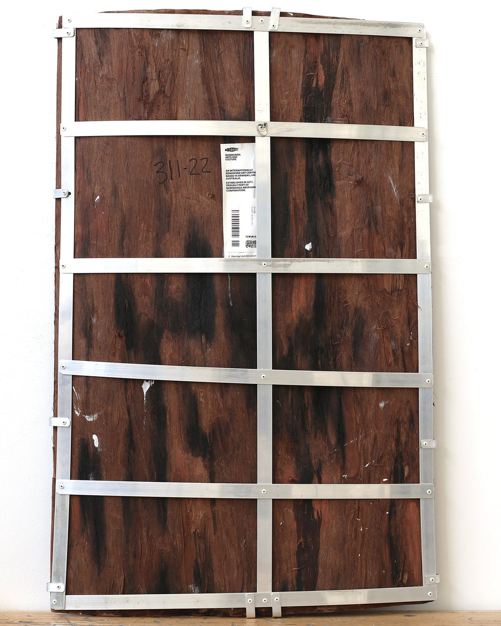 Aboriginal Artwork by Greg Wilson, Gulach (Spike rush), 82x51cm Bark