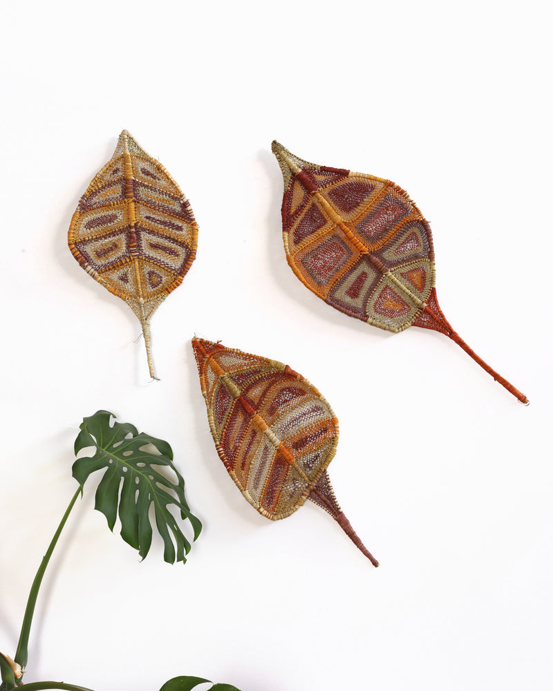 Aboriginal Artwork by Basma Nulla and Dorothy Bunibuni, Nawarlah - Brown River Stingray, Group