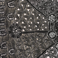 Aboriginal Artwork by Hilda Nakamarra Rogers, Lukarrara Jukurrpa, 91x91cm