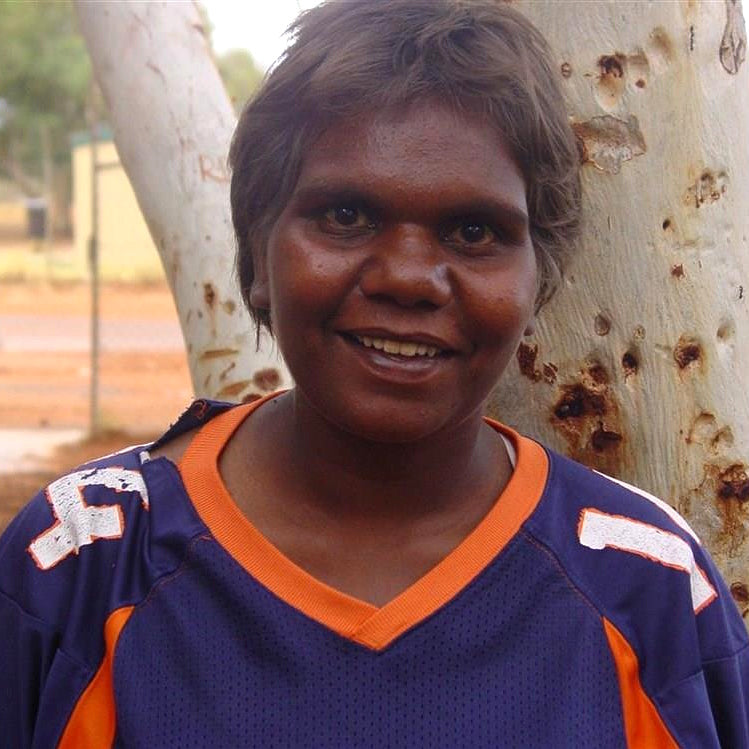 Aboriginal Art by Hazel Nungarrayi Morris, Yarungkanyi Jukurrpa (Mt Doreen Dreaming), 76x76cm - ART ARK®