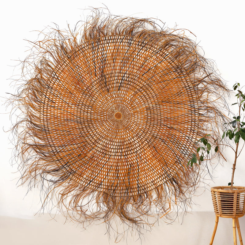 Aboriginal Artwork by Helen Kamajirr Stewart, Woven Mat, 220cm