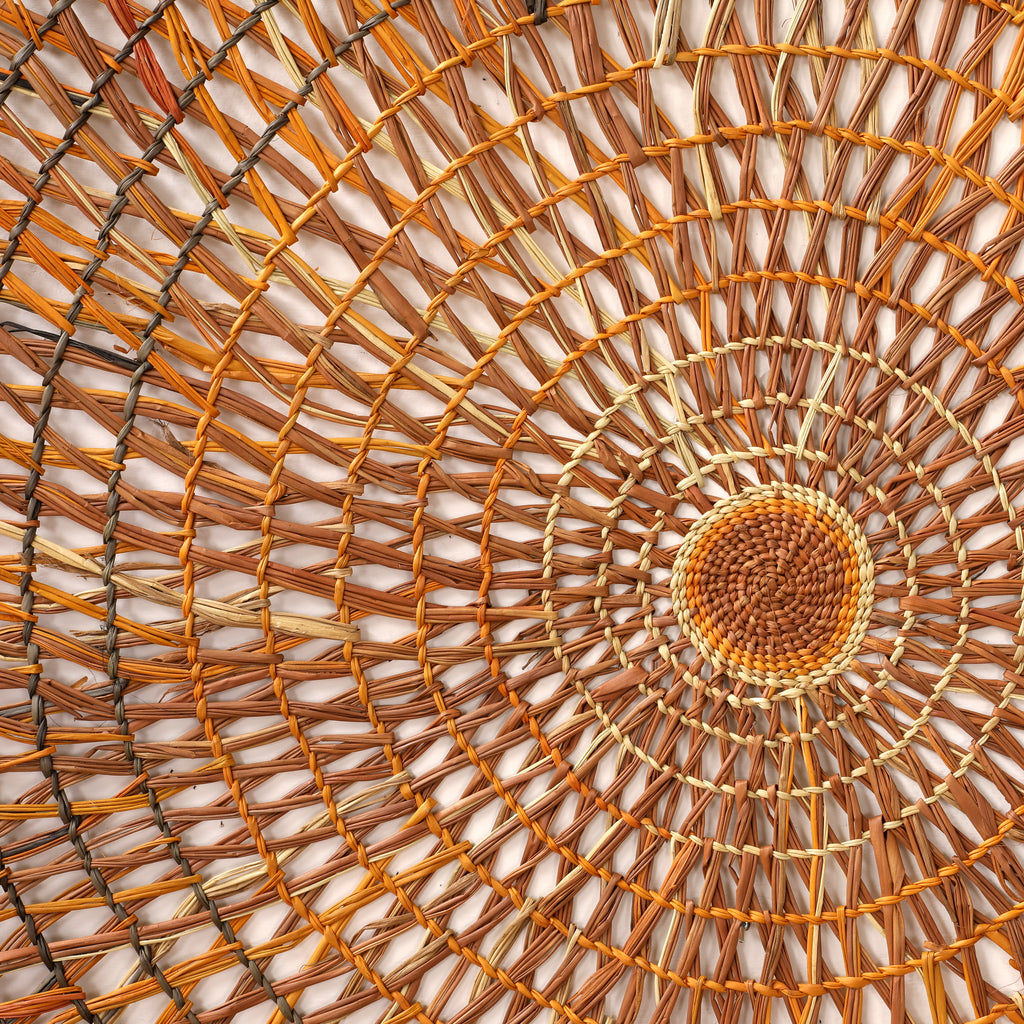 Aboriginal Artwork by Helen Kamajirr Stewart, Woven Mat, 220cm