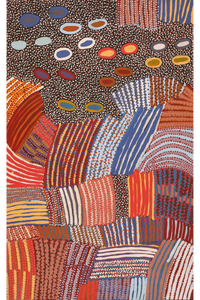 Aboriginal Artwork by Helen Nungarrayi Reed, Lupul Jukurrpa, 122x76cm