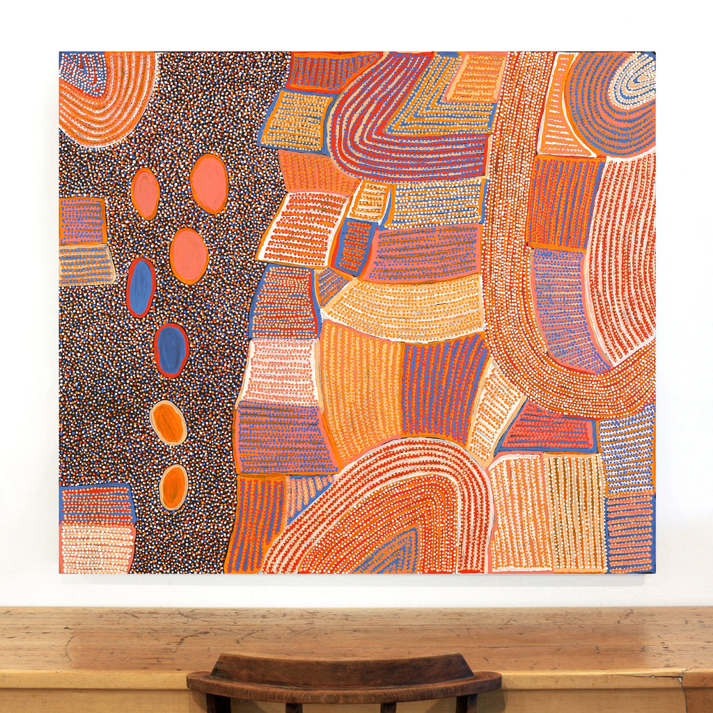 Helen Nungarrayi Reed - Aboriginal Art | 122x107cm | 465 - ART ARK®
