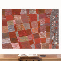 Aboriginal Art by Helen Nungarrayi Reed, Lupul Jukurrpa, 152x107cm - ART ARK®
