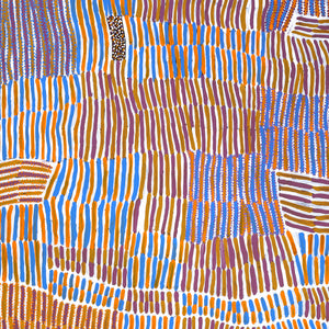 Aboriginal Art by Helen Nungarrayi Reed, Lupul Jukurrpa, 183x91cm - ART ARK®