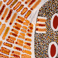 Aboriginal Artwork by Helen Nungarrayi Reed, Lupul Jukurrpa, 152x107cm