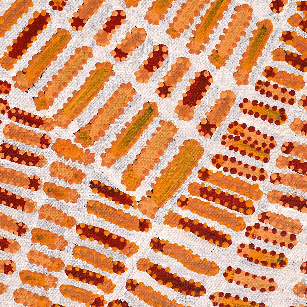 Aboriginal Artwork by Helen Nungarrayi Reed, Lupul Jukurrpa, 152x107cm